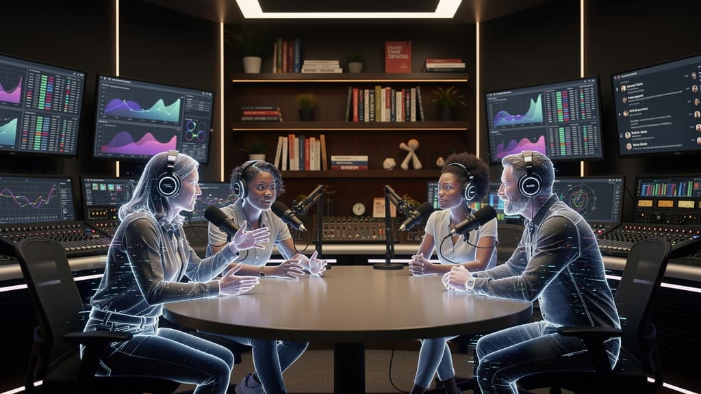 AI Podcasters Address Gender Stereotypes and Monetize Influence