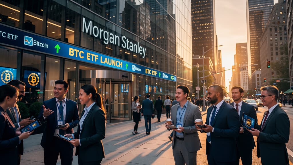 Morgan Stanley's Bitcoin ETF Launches with $34 Million in First-Day Trading