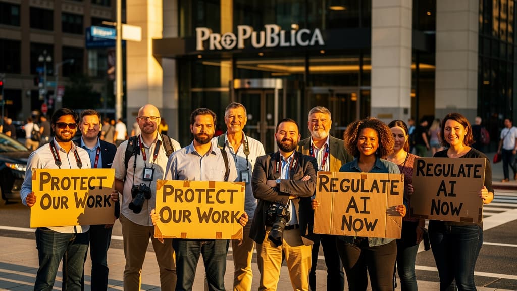 ProPublica Journalists Strike Over AI in the Newsroom