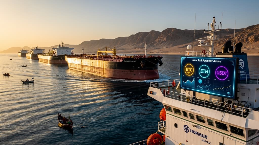 Tankers Passing Through Strait of Hormuz to Pay Cryptocurrency Toll
