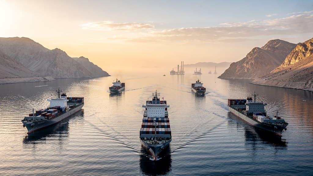Time-Lapse Captures Initial Ship Movements Through the Strait of Hormuz Amid Ceasefire