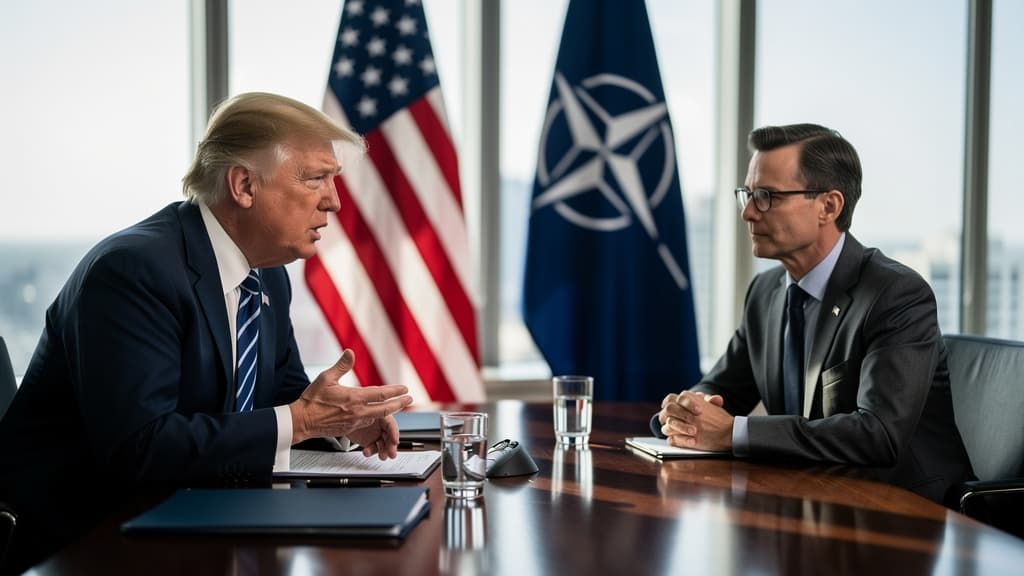 Trump Criticizes NATO's Response on Iran After Meeting with Alliance Leader
