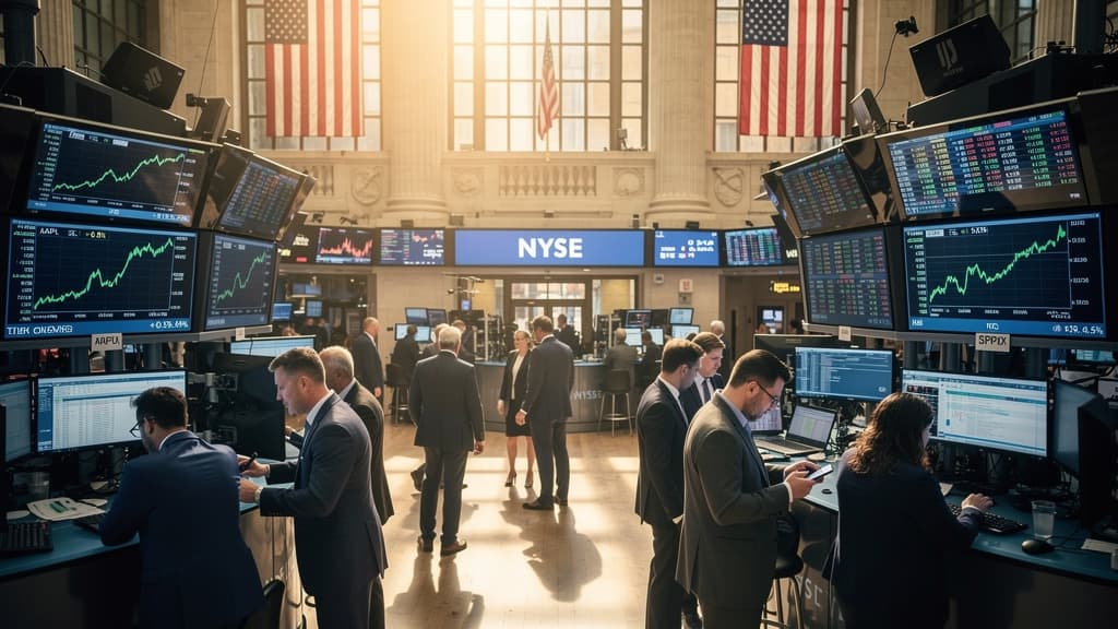 U.S. Markets Open with Modest Gains Amid Fed Meeting Insights