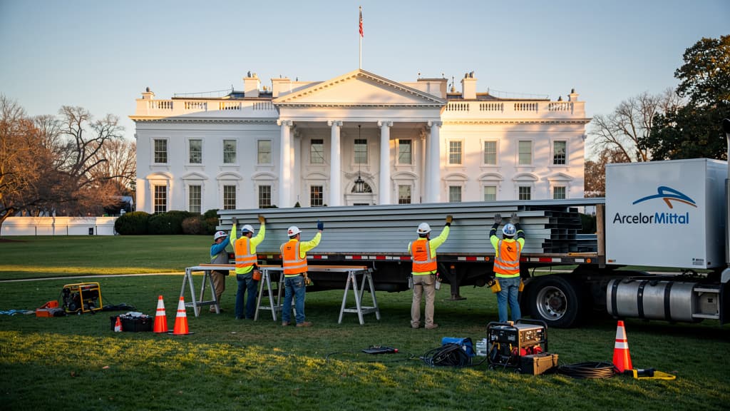 White House Secures Foreign Steel for Ballroom Project