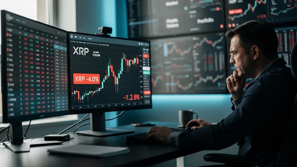 XRP Drops 4% Amid Rising Selling Pressure Despite ETF Inflows